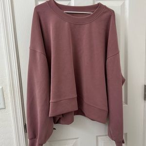 Lululemon cropped Crewneck